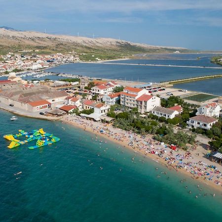 Villa Galeb Pag - At The Main Beach باغ المظهر الخارجي الصورة