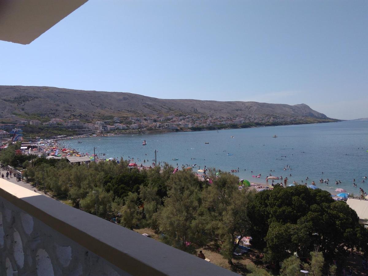 Villa Galeb Pag - At The Main Beach باغ المظهر الخارجي الصورة