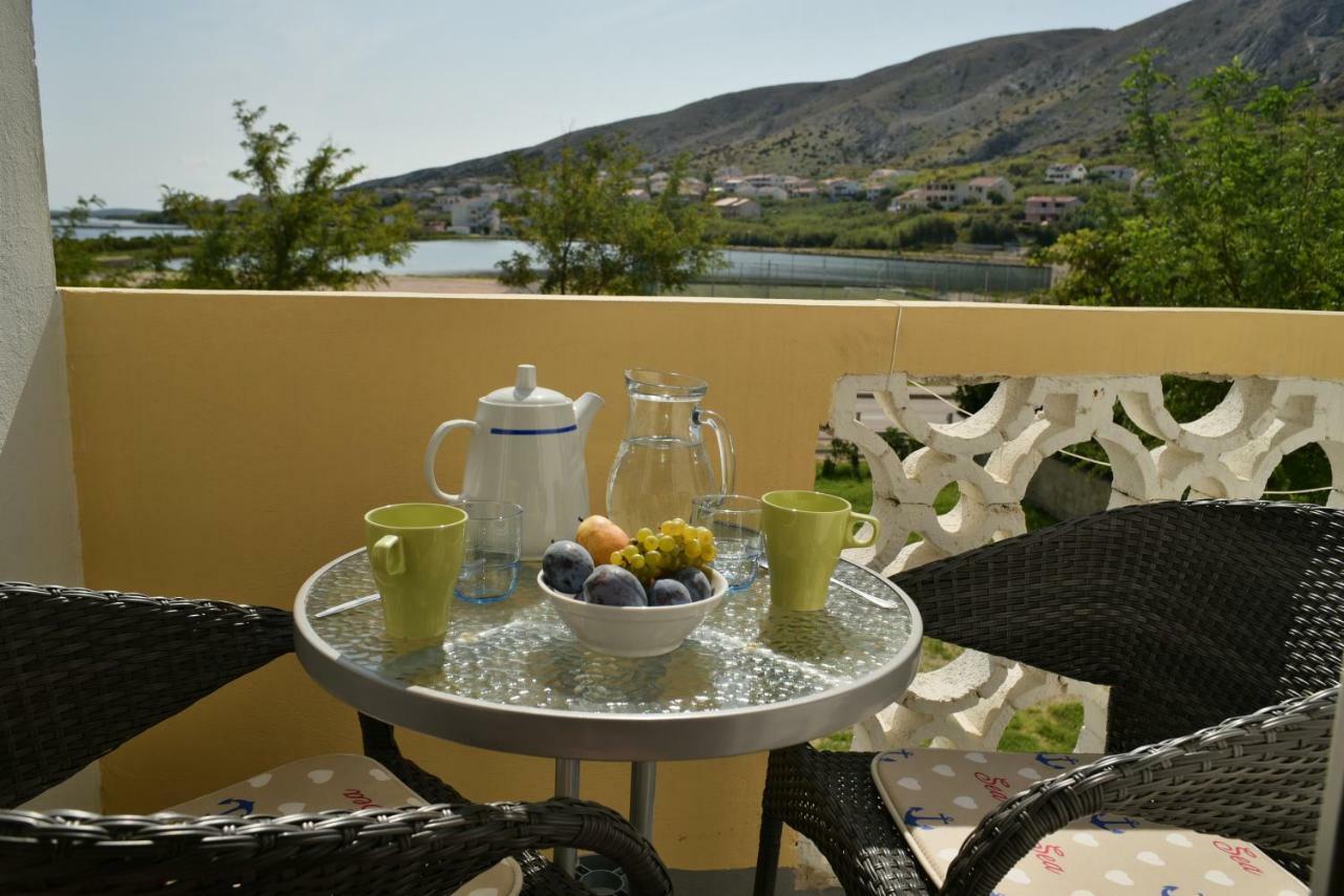 Villa Galeb Pag - At The Main Beach باغ المظهر الخارجي الصورة