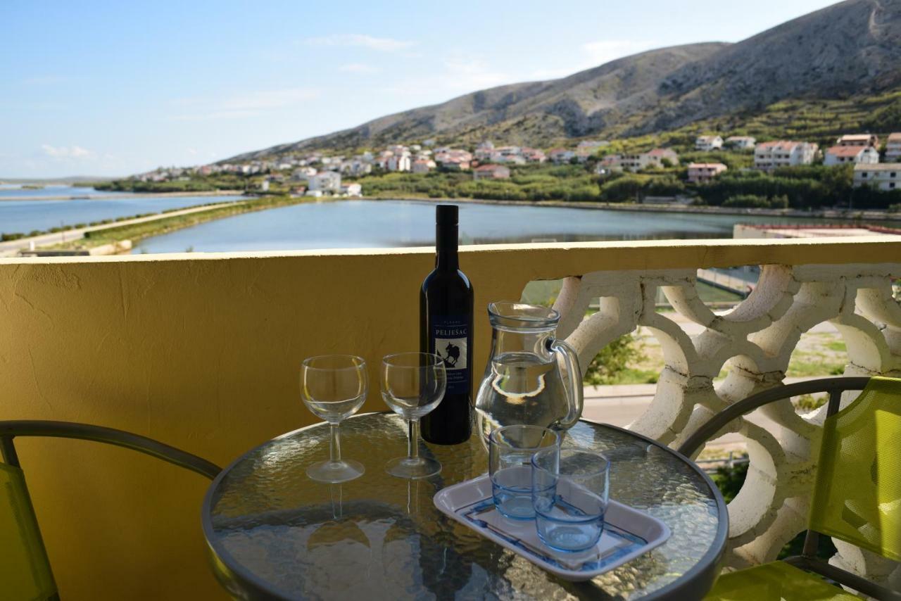 Villa Galeb Pag - At The Main Beach باغ المظهر الخارجي الصورة