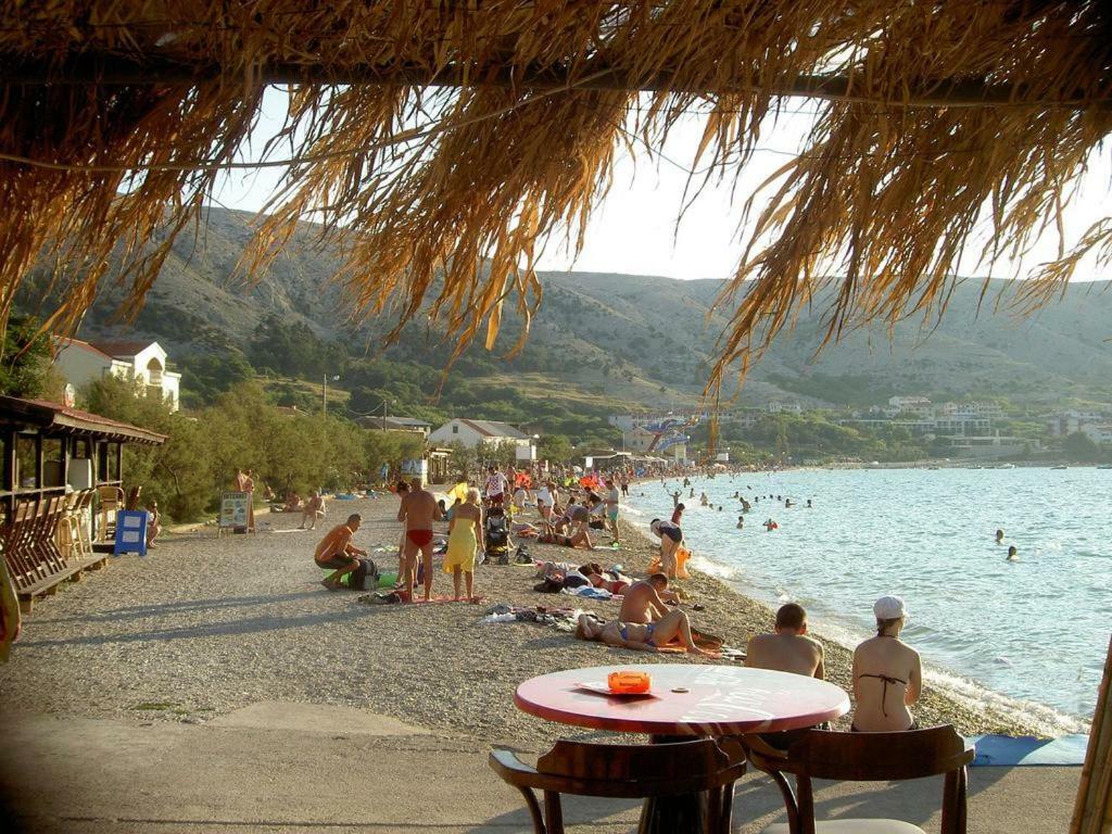 Villa Galeb Pag - At The Main Beach باغ المظهر الخارجي الصورة